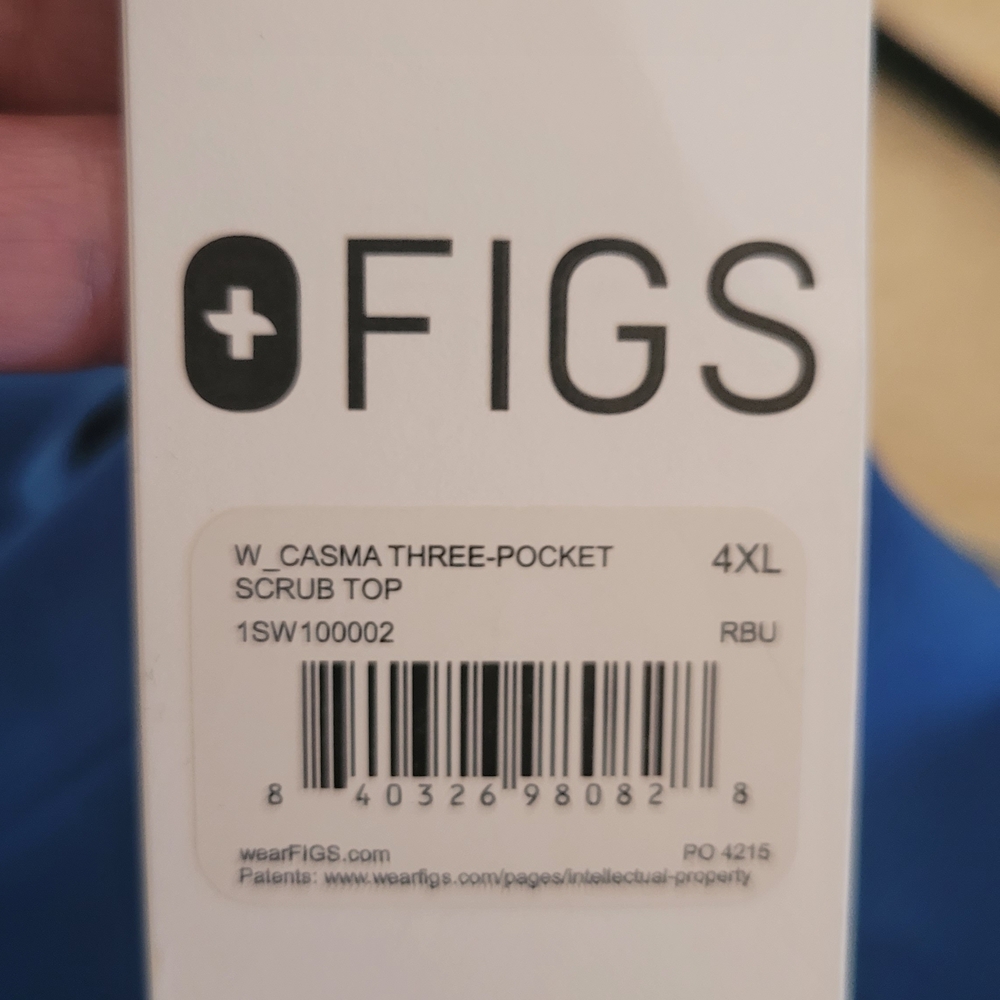 4x NWT Figs Royal Blue Scrub Set - Picture 9 of 16